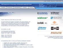 Tablet Screenshot of ksa-gmbh.de